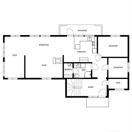 Moderne Plass For 10 Holiday home